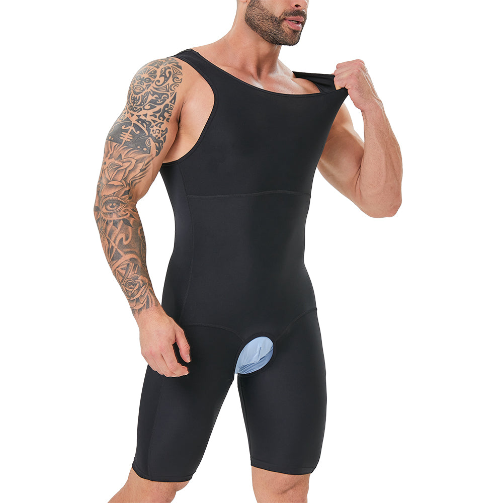 MR.SHAPE - FULL BODY SHAPER SUIT BLACK